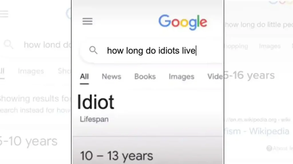 What is the Meaning of “How long do idiots live?”